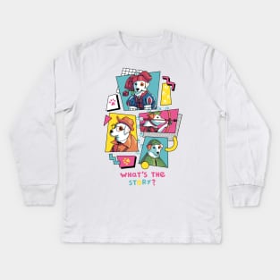 What's the Story, Wishbone? // Tv Show, 90s, Jack Russell Kids Long Sleeve T-Shirt